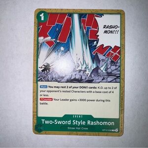 One Piece Two-Sword Style Rashomon (OP12-038/156) OP12 Legacy of the Master NM